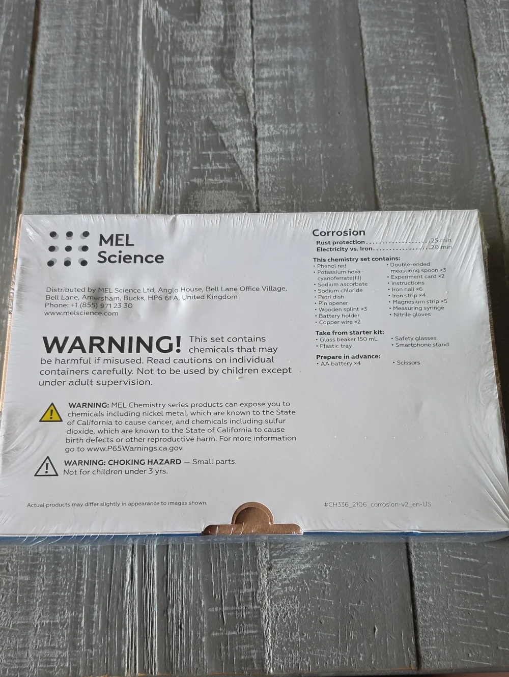 MEL Chemistry Kit - CORROSION, STEM Science Experiment Set For Homeschool Kids
